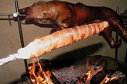 Stockbrot mit Quark - Öl - Teig 6