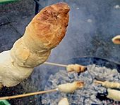 Stockbrot mit Quark - &Ouml;l - Teig (Bild)
