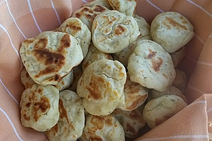 Stockbrot mit Quark - Öl - Teig 4