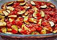 Nudelauflauf mit Tomaten - Zucchini - So&szlig;e
