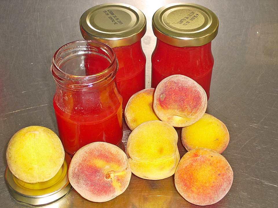 Pfirsich - Melba - Marmelade (Rezept mit Bild) von CookingJulie ...
