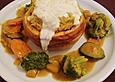 Baked Butternut mit Reis und Curry - Gem&uuml;se