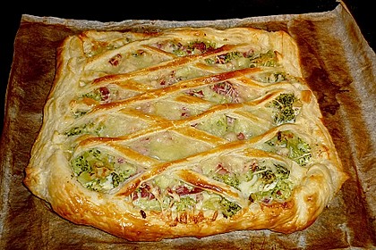 Brokkoli - Schinkenstrudel