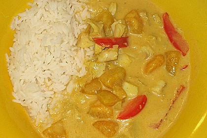 Fruchtiges Asia - Fisch - Curry 1