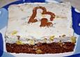 Belag f&uuml;r Pfirsich - Starcciatellajoghurt  - Schnitten