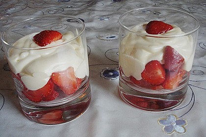 Mascarpone - Dessert mit Erdbeeren 1