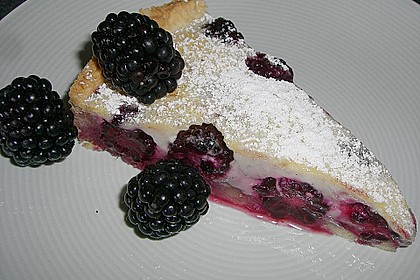 Brombeerkuchen mit Sahneguss 2