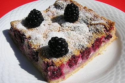 Brombeerkuchen mit Sahneguss 8
