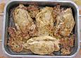 Gef&uuml;llte H&auml;hnchenbrustfilets mit Curryreis
