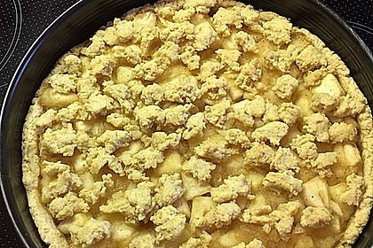 Veganer Apfel - Streusel - Kuchen 18