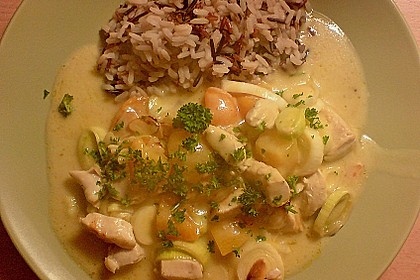 Curry - H&auml;hnchen mit Aprikosen 2