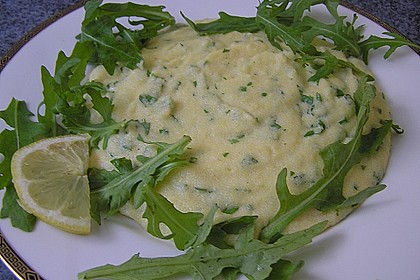 Cremige Polenta mit Zitrone und Rucola 4