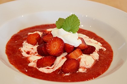 Erdbeeren mit Quark 2