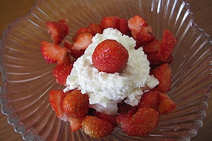 Erdbeeren mit Quark 7