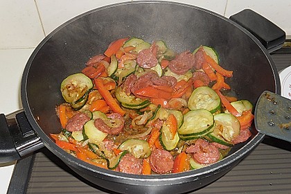 Zucchini - Paprika - Pfanne 2