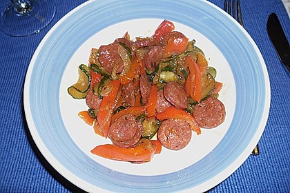 Zucchini - Paprika - Pfanne 3