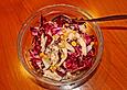 Gefl&uuml;gelsalat mit Radicchio und Mais