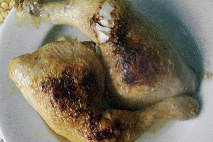 Bunte Hähnchenschenkel - Pfanne mit Reis 4