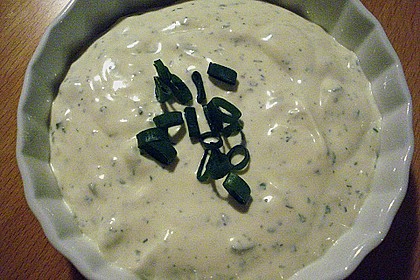 Joghurtso&szlig;e zu Backfisch
