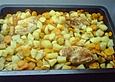 H&auml;hnchen auf Gem&uuml;se
