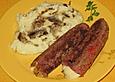 Spitzpaprika gegrillt, mit K&auml;se gef&uuml;llt und paniert