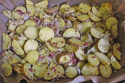 Bratkartoffeln vom Blech