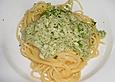 Spaghetti mit Sahne - Kr&auml;uter - Sauce