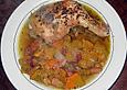 K&uuml;rbis - H&auml;hnchen aus dem Ofen