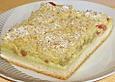 Obst - Pudding - Hefekuchen mit Vanillestreuseln