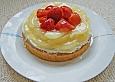 Erdbeer - Birnen - Torte