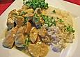 Putenragout mit &Auml;pfeln und Curry