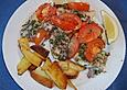 Ofenfisch mit Tomaten und frischen Kr&auml;utern