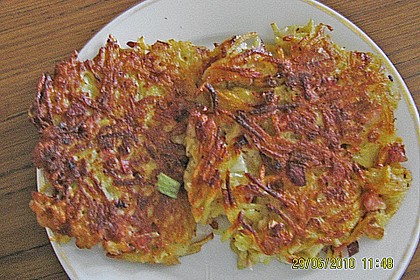 Riefkoken mit Kochschinken und Lauzwiebeln 3