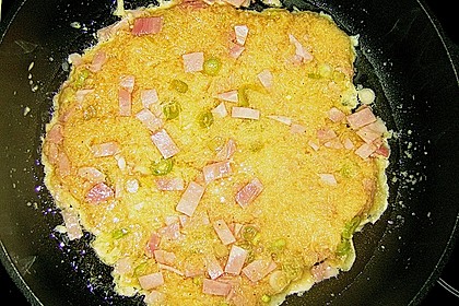 Riefkoken mit Kochschinken und Lauzwiebeln 6