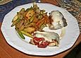Forellen - Saltimbocca mit gebratenem Gem&uuml;se