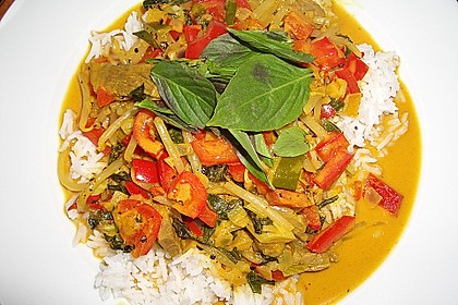 Rindfleischcurry mit Thai - Basilikum 1