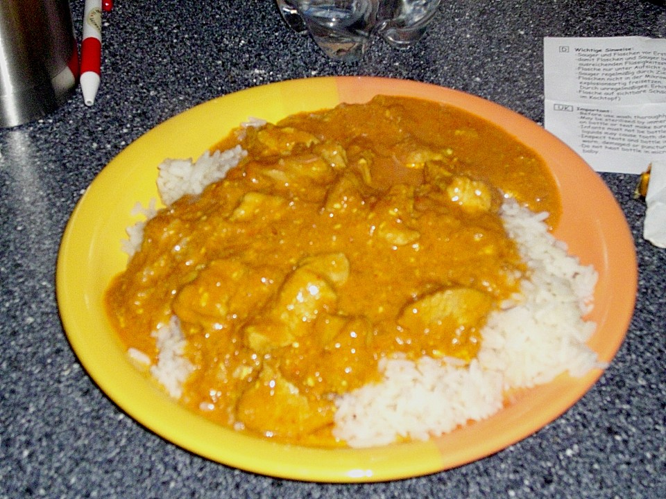 Curry Geschnetzeltes Indisch