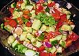 Feuriger Paprika - Gurken - Salat