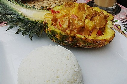 Roter Seitan mit Reis 2