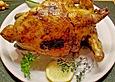 Brath&auml;hnchen mit Ahornsirupglasur
