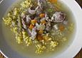 H&uuml;hnermagensuppe mit Reis