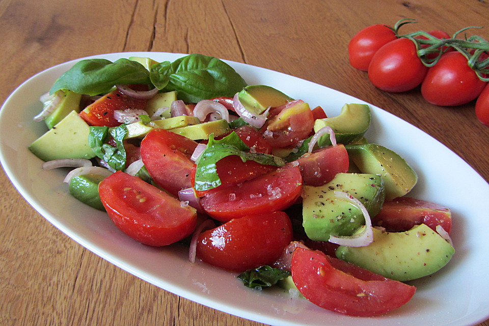 Avocado - Tomaten - Salat (Rezept mit Bild) von schlabs | Chefkoch.de