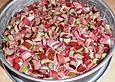 Rhabarbermandelkuchen mit Baiser