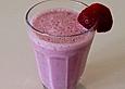 Erfrischender  Erdbeer - Milchshake