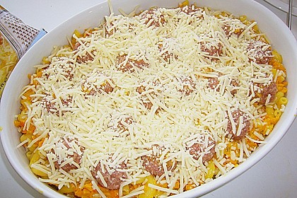 K&uuml;rbisauflauf mit Hackfleisch 2