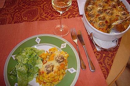 K&uuml;rbisauflauf mit Hackfleisch 3
