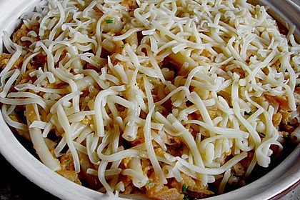 K&uuml;rbisauflauf mit Hackfleisch 4