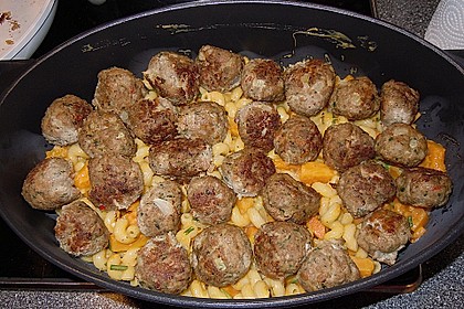 K&uuml;rbisauflauf mit Hackfleisch 10
