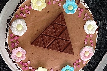 Schweizerische Toblerone - Mousse - Torte 4