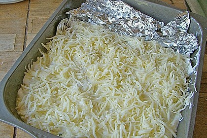 Kartoffelauflauf mit Schinken